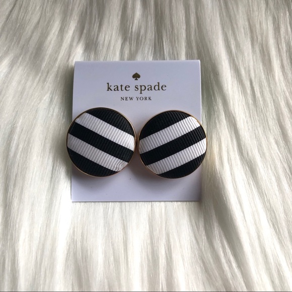 Kate Spade | set sail striped ribbon post earrings - Picture 6 of 11